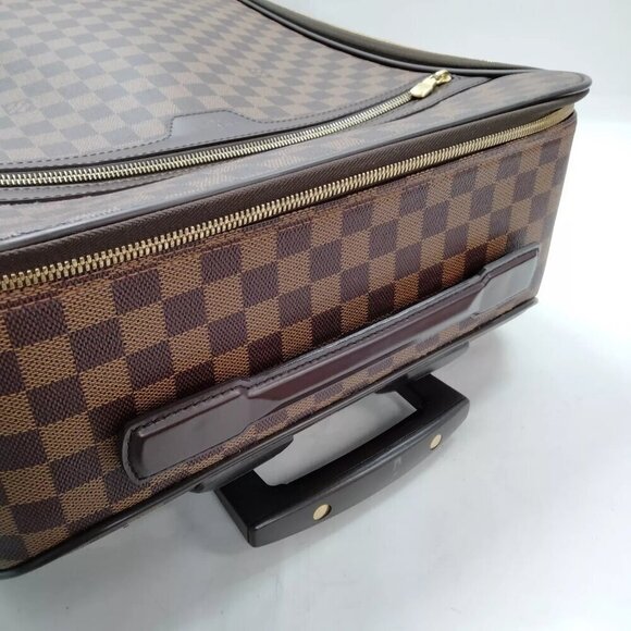 100% Authentic Louis Vuitton Pegase55 Brown Damier Travel Bag - Picture 4 of 9